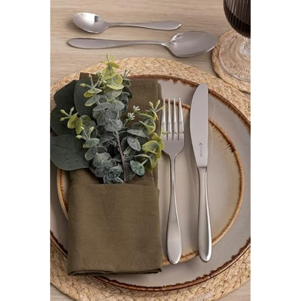 Viners Eden 24 Piece 18/10 Stainless Steel Cutlery Set - Mirror Finish