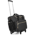 Rolling Teacher Bag | 15.6" Laptop Tote with Detachable Dolly