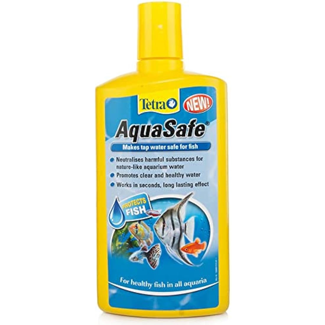Tetra AquaSafe Water Conditioner – Fish Safe Aquarium Treatment, 500ml