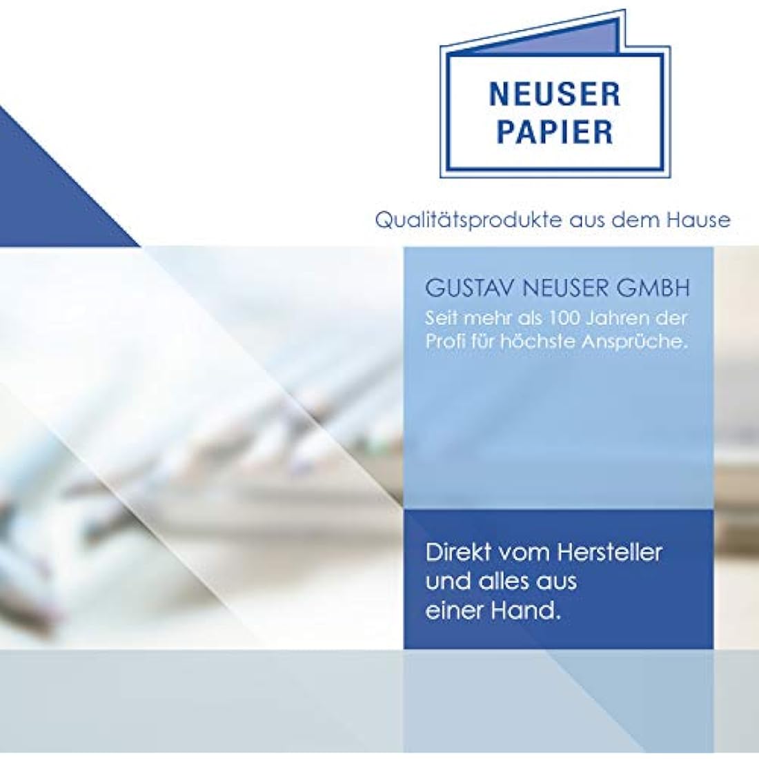 FarbenFroh by GUSTAV NEUSER 50x DIN B6 Folding Cards with Envelopes