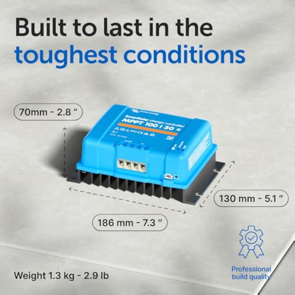 Victron Energy SmartSolar MPPT 100/30 Charge Controller with Bluetooth
