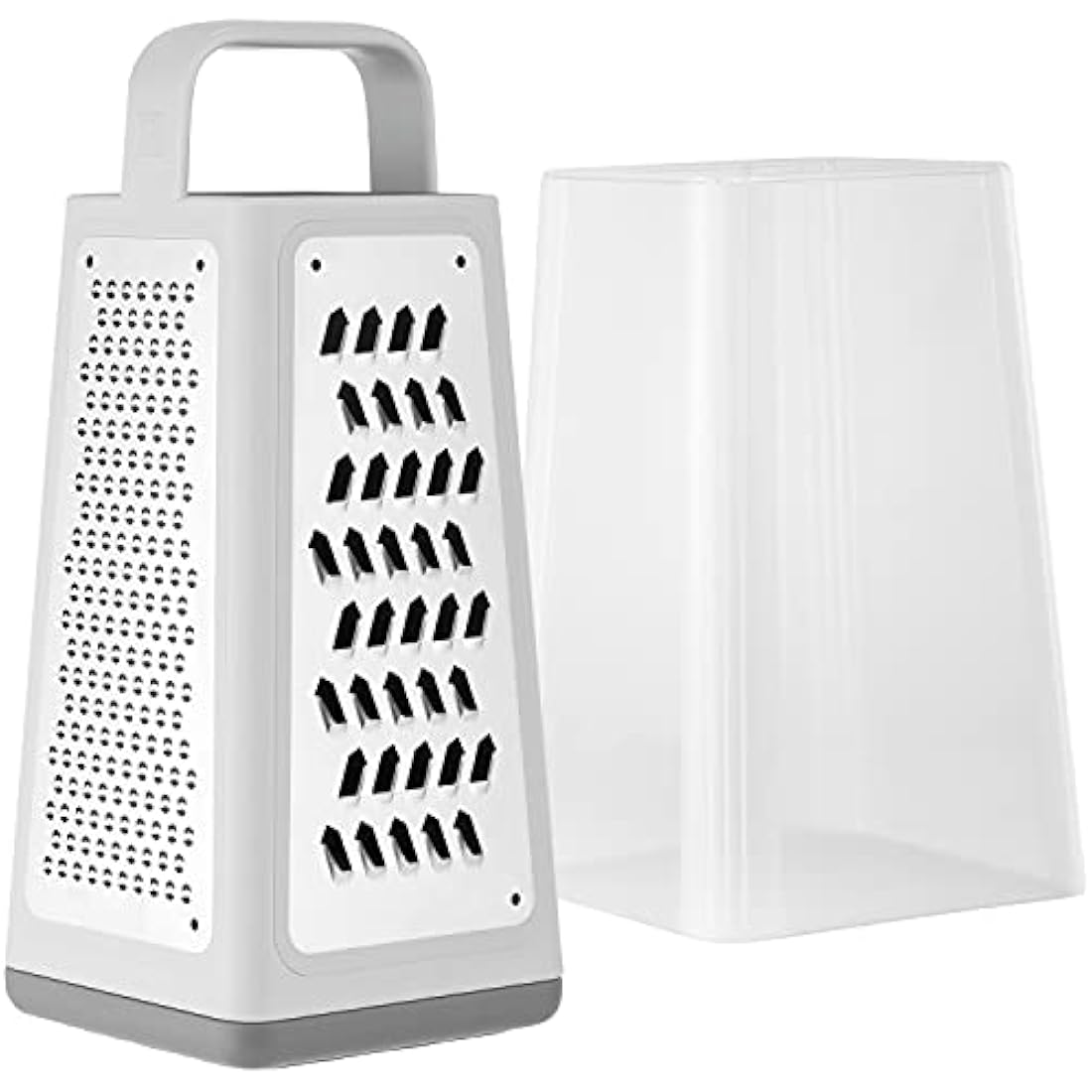 ZWILLING Z-Cut 6-in-1 Square Grater | Stainless Steel & Grey Plastic