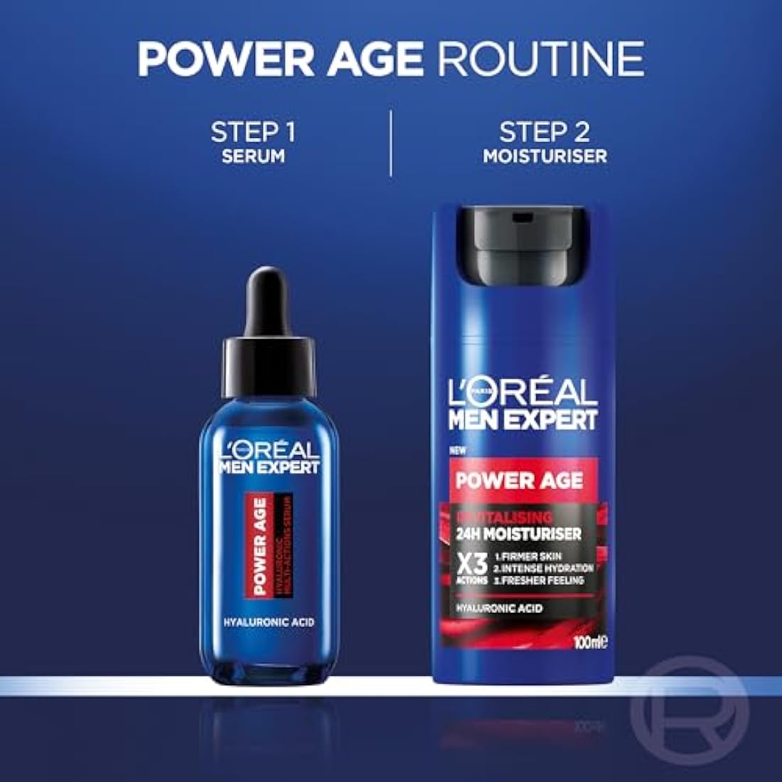 L’Oréal Paris Men Expert Power Age Gift Set – Hyaluronic Acid Duo