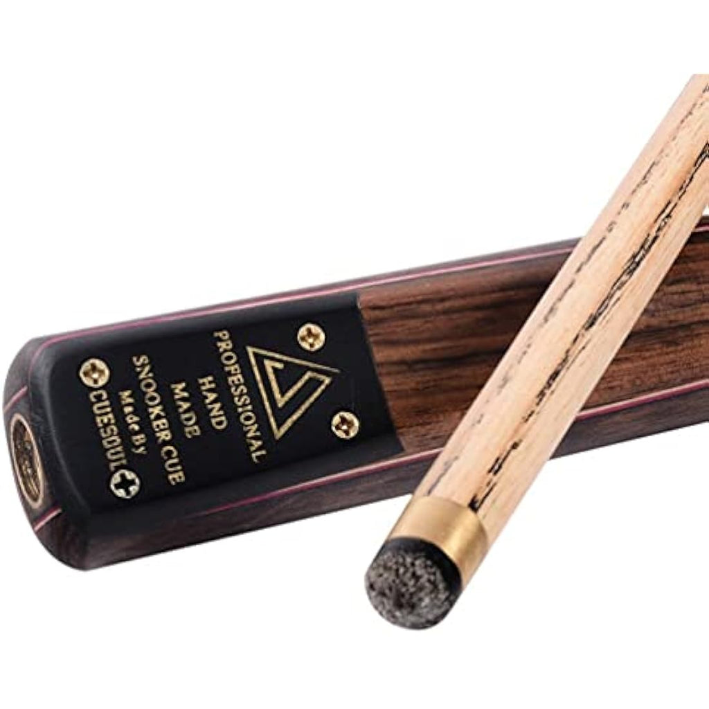 CUESOUL 57" Rosewood 3/4 Snooker Cue Set with Case and Extension