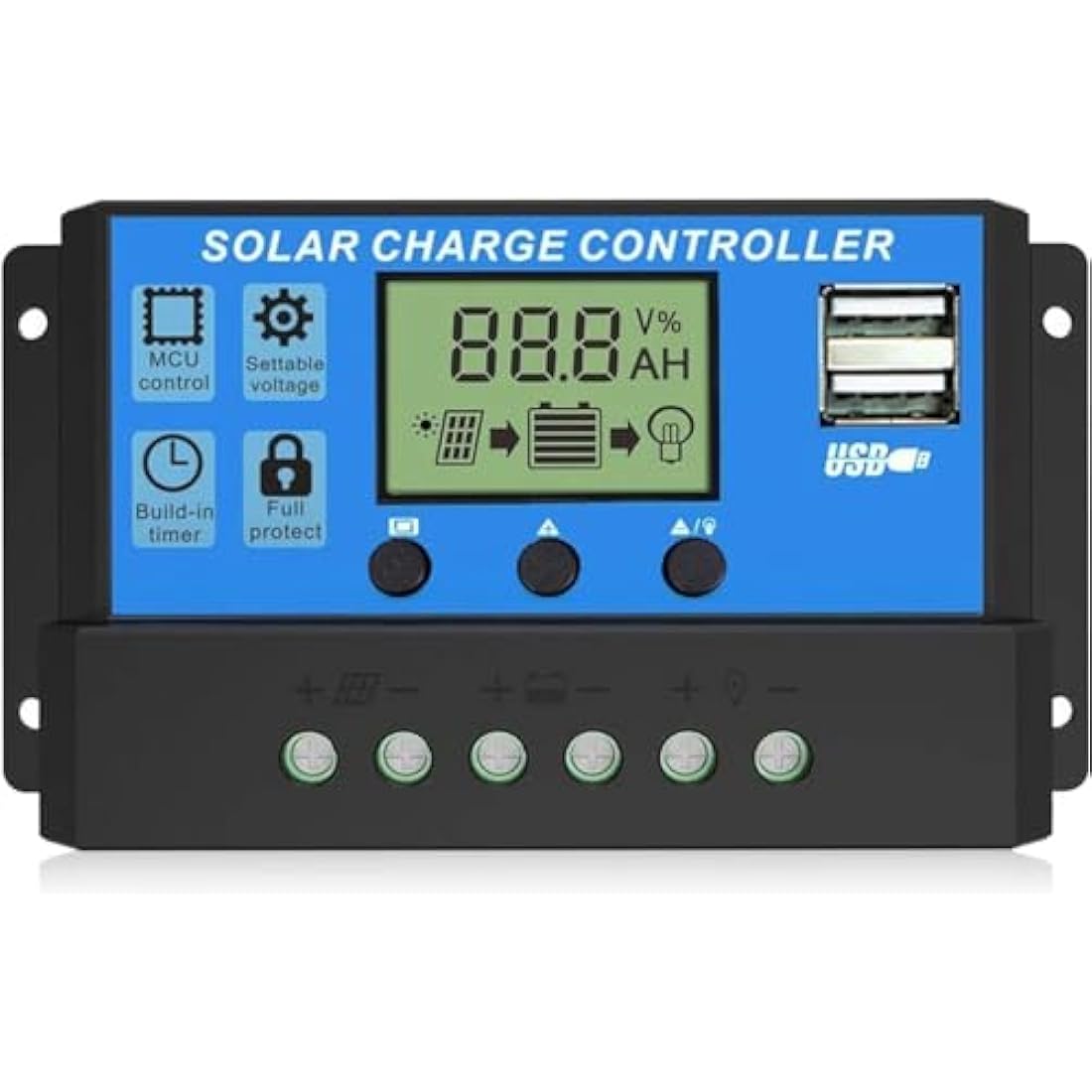 Jolof Store 100W Solar Panel Kit with 20A PWM Controller for RVs