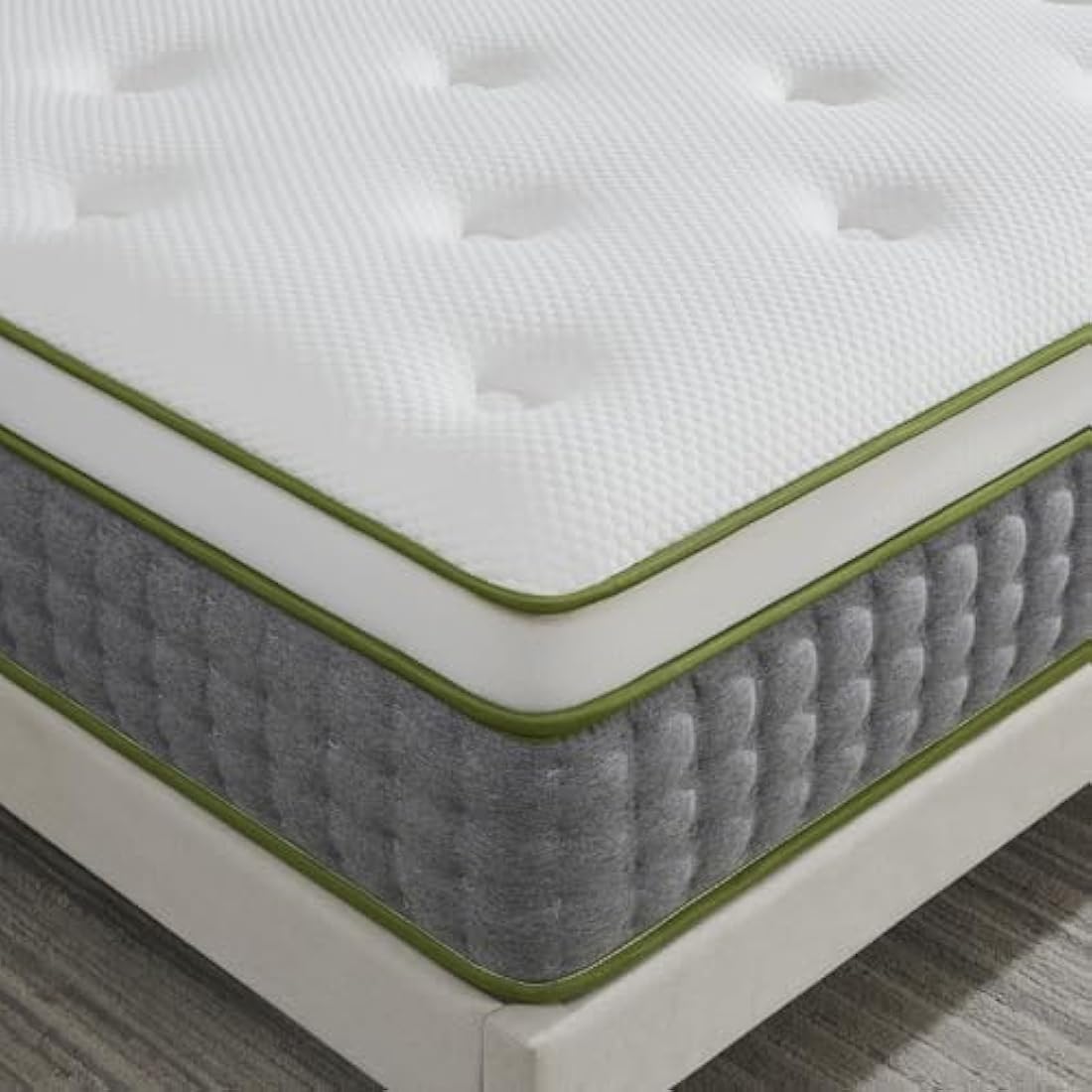 Hiimgo Hybrid Single Mattress | 10.6 Inch Memory Foam & Pocket Springs