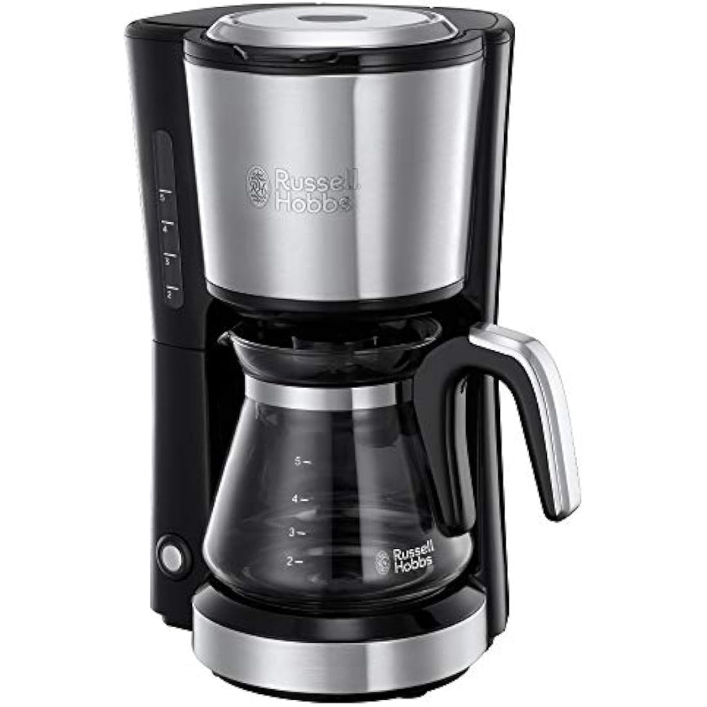 Russell Hobbs Compact Kaffeemaschine – 0,6l Glaskanne & Permanentfilter