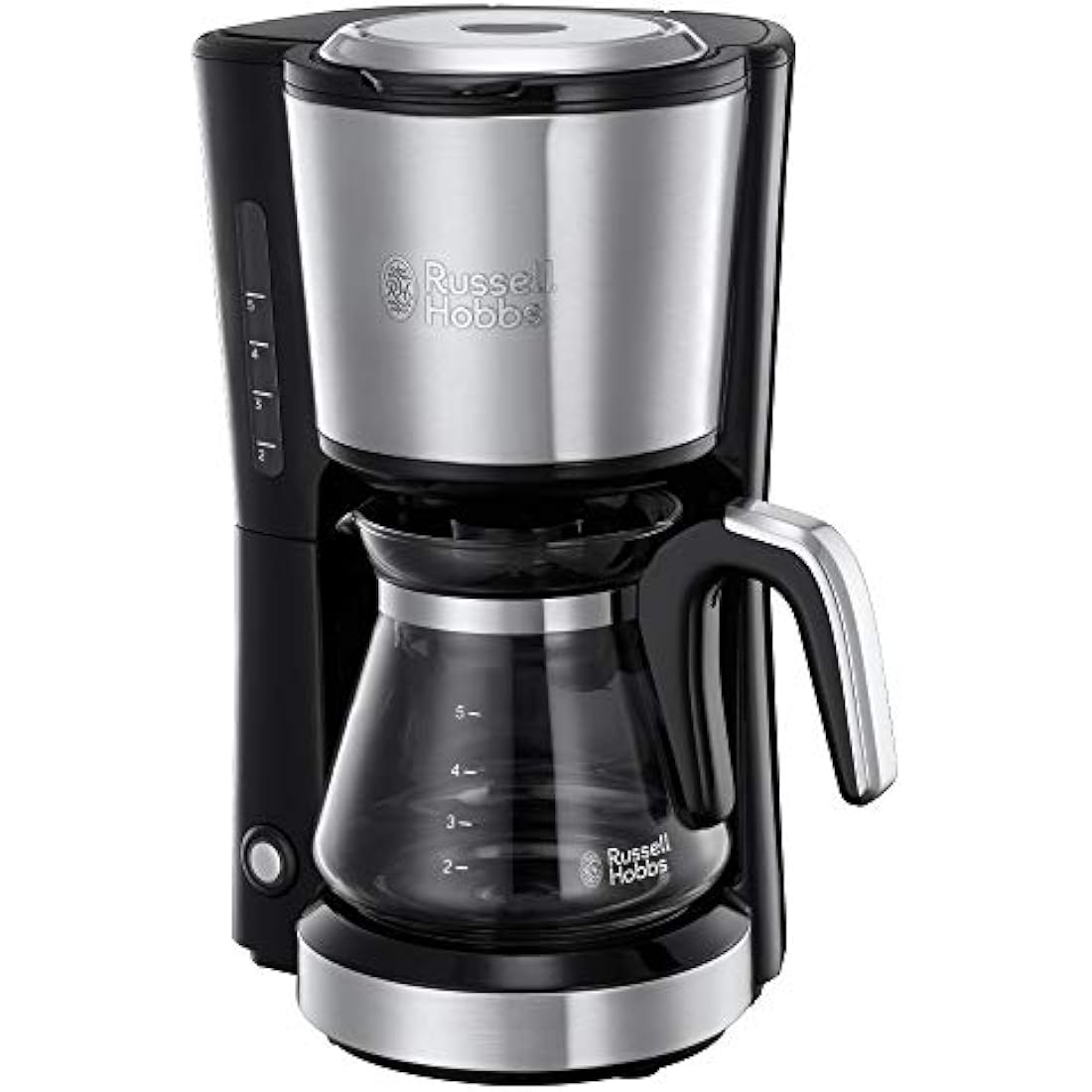 Russell Hobbs Compact Kaffeemaschine – 0,6l Glaskanne & Permanentfilter