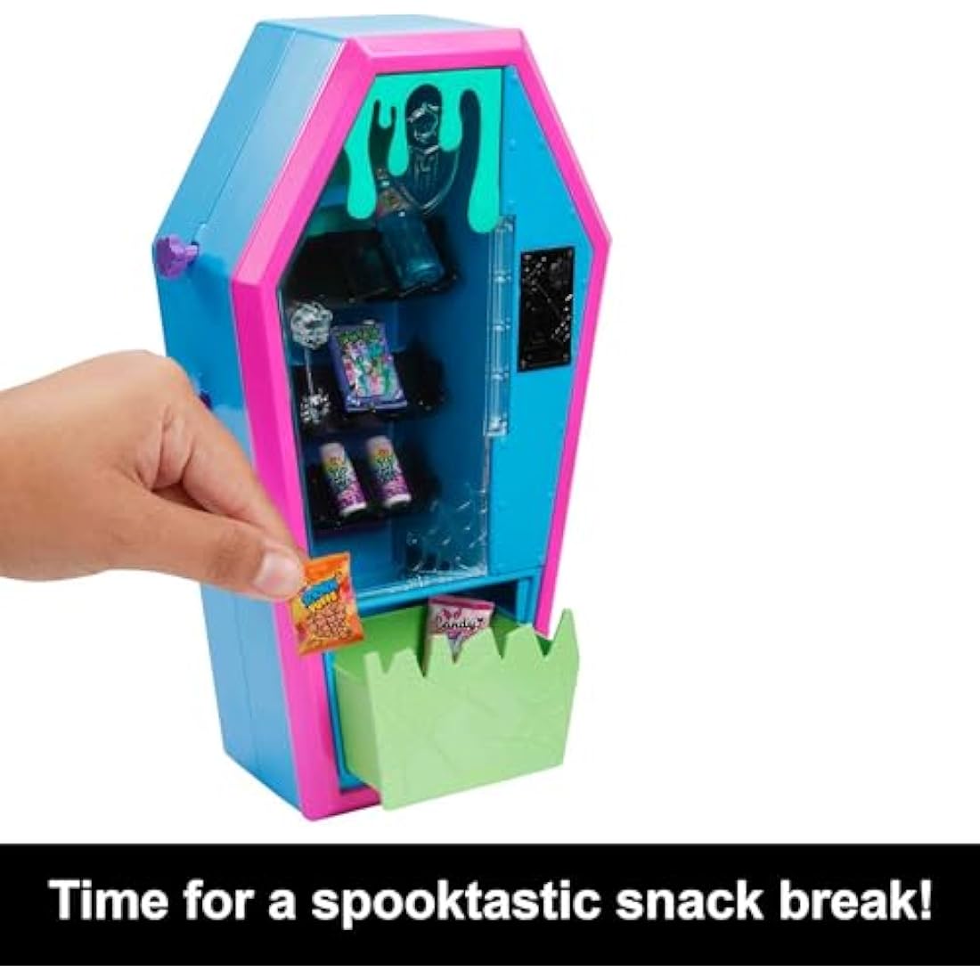 Monster High Student Lounge Playset with Vending Machine & Pets