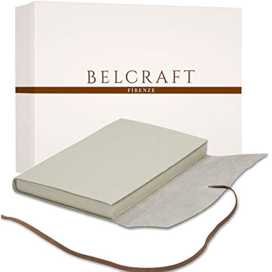 Capri Leather Journal – A5 Italian Handcrafted Diary, Ivory