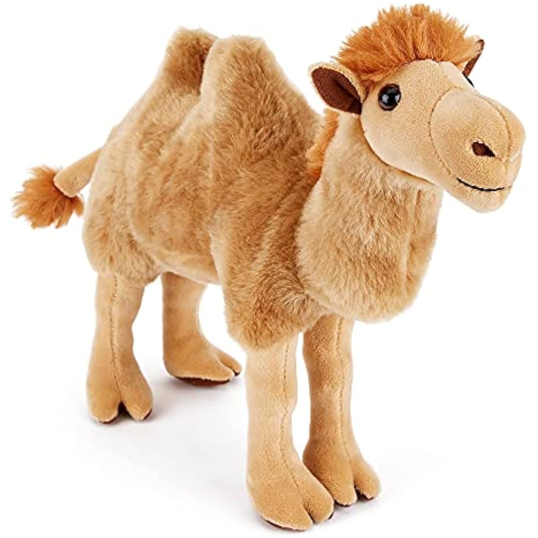 Zappi Co Bactrian Camel Plush Toy – 25cm Soft Stuffed Safari Animal