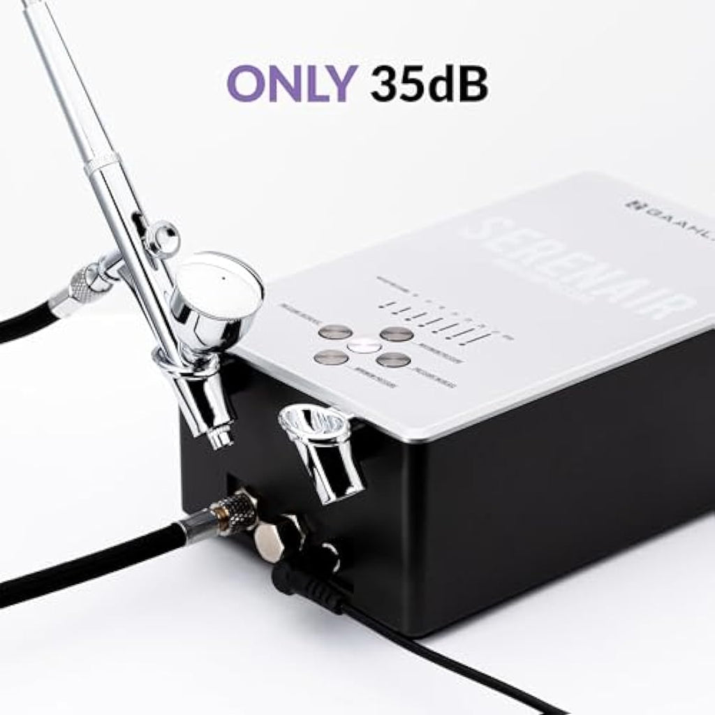 Gaahleri GTS-06 Airbrush Kit | Mini Air Compressor with 7 Pressure Levels