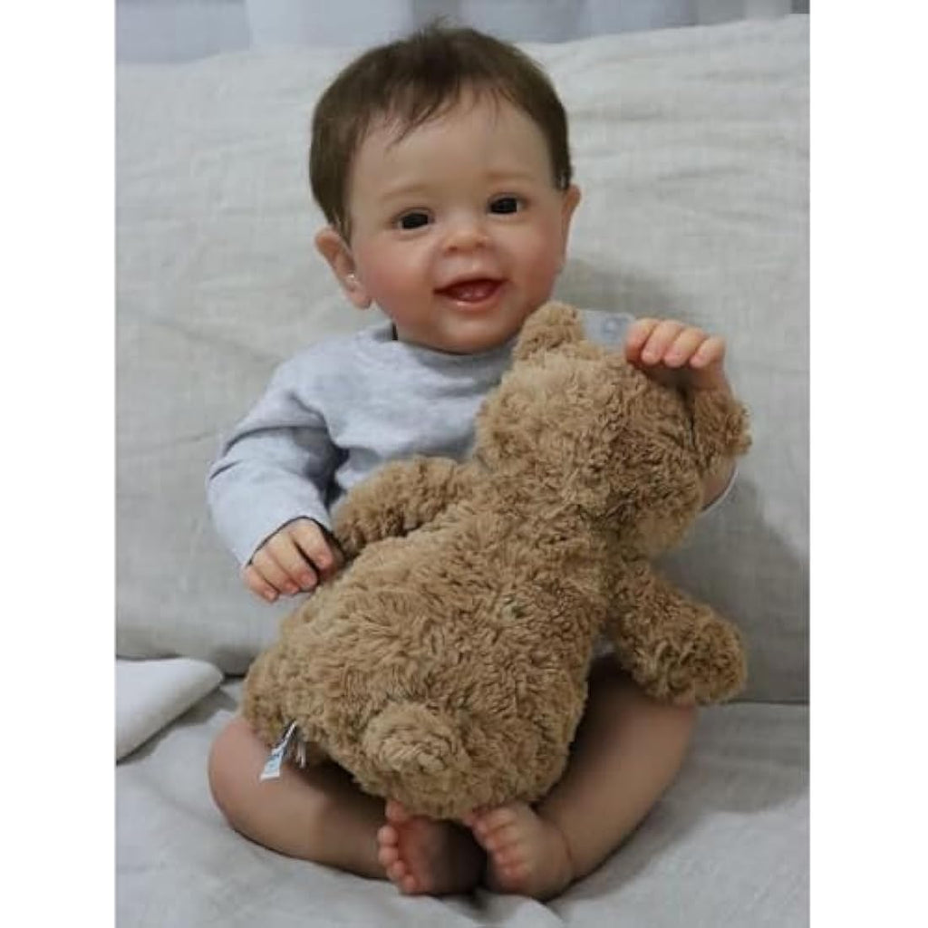 Jolof Store Reborn Baby Doll – 18 Inch Lifelike Silicone Vinyl Girl