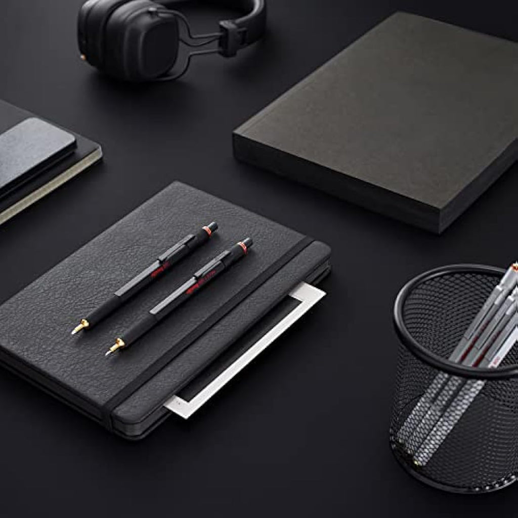 rOtring 800 Mechanical Pencil | 0.7 mm HB | Black Metal Drafting Pencil