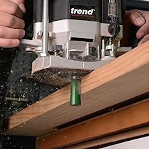 Trend CraftPro Straight Flute Router Cutter | 1/2 Inch Shank Carbide Bit