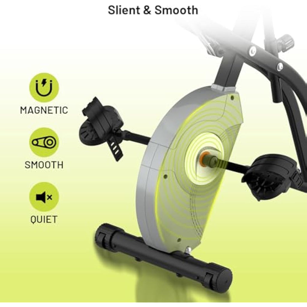 Ativafit Folding Exercise Bike – 8 Level Magnetic Resistance Cardio Bike