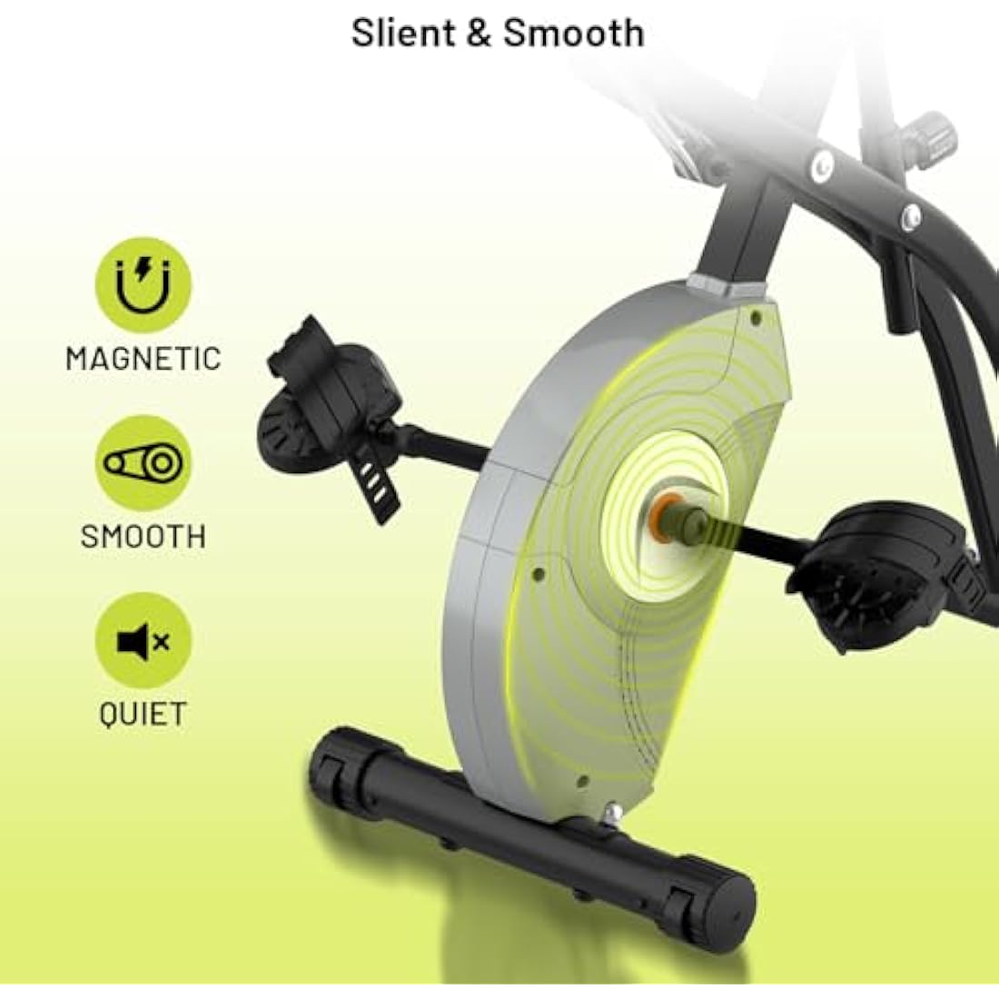 Ativafit Folding Exercise Bike – 8 Level Magnetic Resistance Cardio Bike