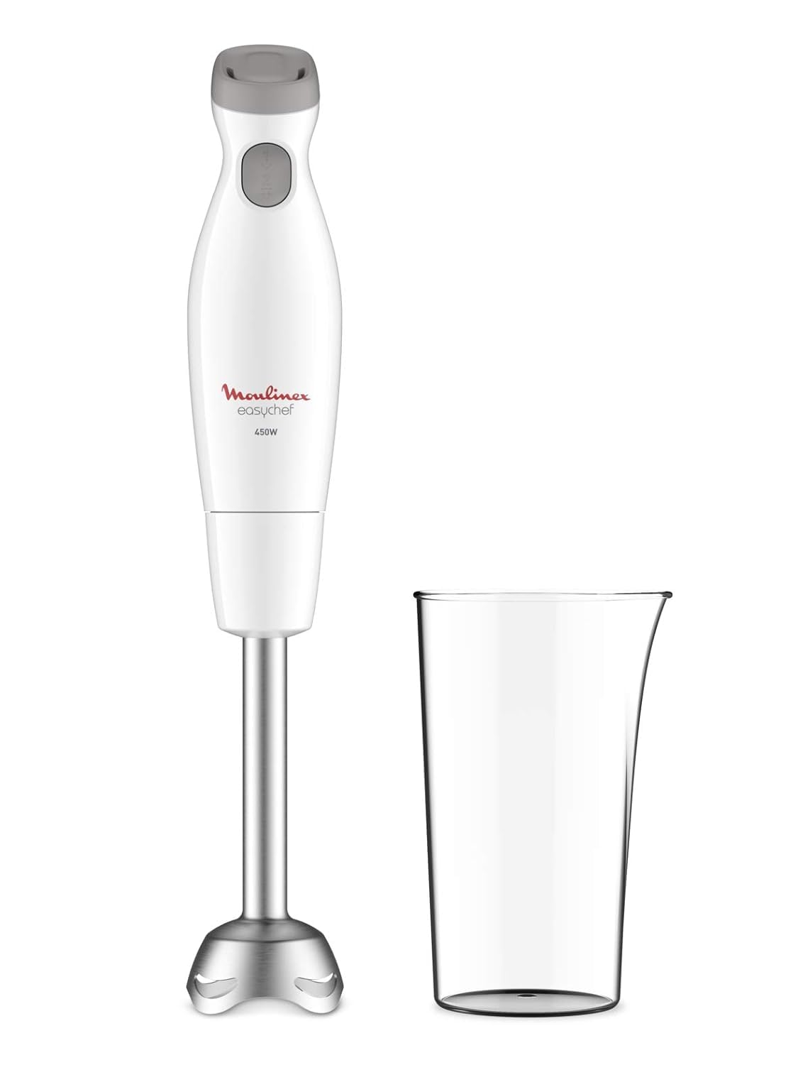 Moulinex Easy Chef Hand Blender – 450W Stainless Steel Mixer, 2 Speeds