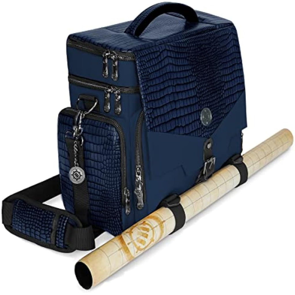 ENHANCE RPG Adventurer's Bag – Dragon Hide DND Case with Mat Holder