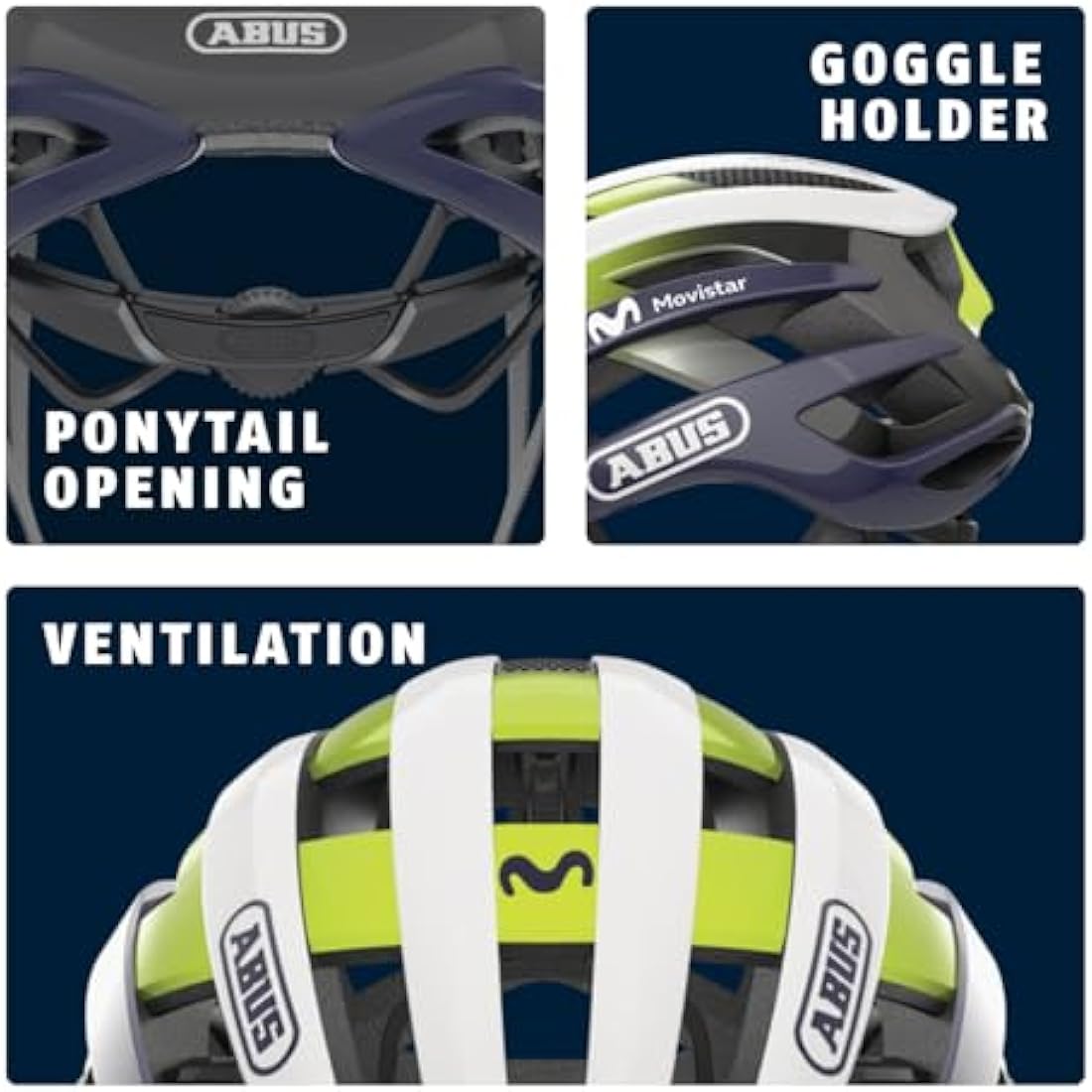 ABUS AirBreaker Road Bike Helmet – Lightweight Aerodynamic Cycling Gear
