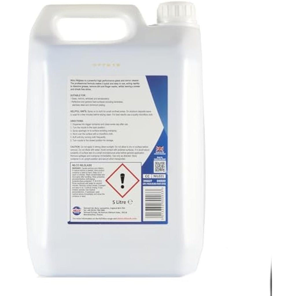 Nilco Nilglass H3 Professional Glass & Mirror Cleaner - 5L Bulk Refill