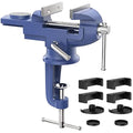 Housolution 3 Inch Universal Table Vise | 360° Swivel Bench Clamp