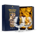 Glassique Cadeau Crystal Brandy Snifter Glasses - Set of 2 Handblown 620ml