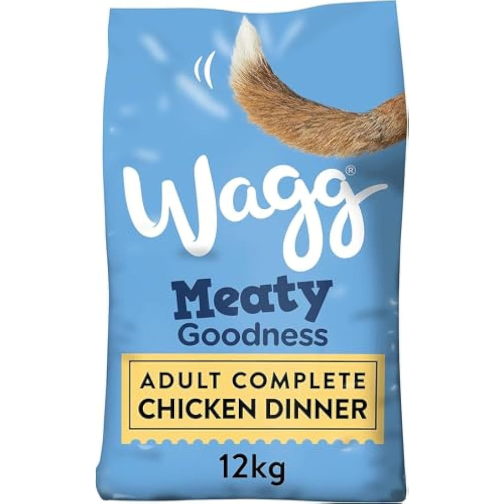 Wagg Chicken Dinner Dry Adult Dog Food – Meaty & Complete 12kg