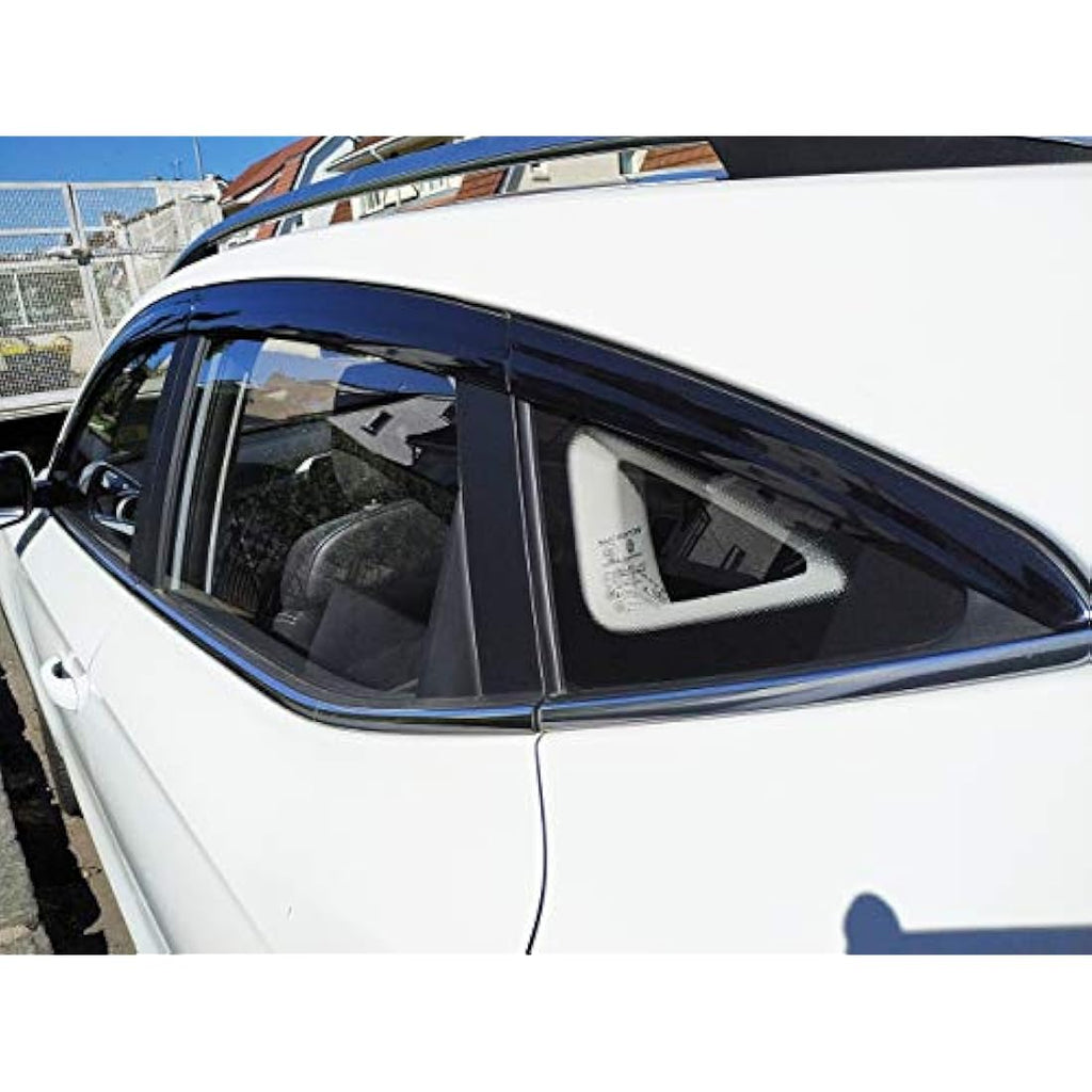 Auto Clover Wind Deflectors for MG ZS 2017-2024 | 6-Piece External Fit