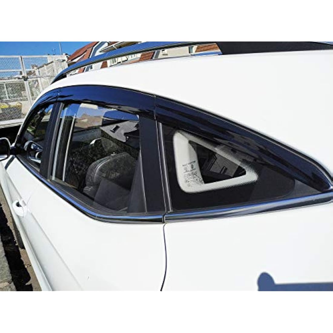 Auto Clover Wind Deflectors for MG ZS 2017-2024 | 6-Piece External Fit