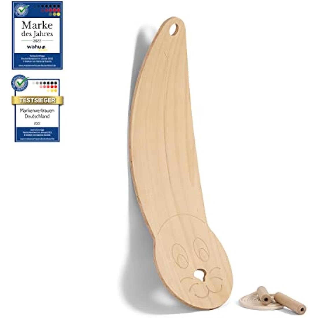 Jolof Store WAHU Wooden Balance Board with Cork Roller – Surf Trainer