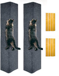 Trimmable Self-Adhesive Cat Scratching Carpet - Dark Gray