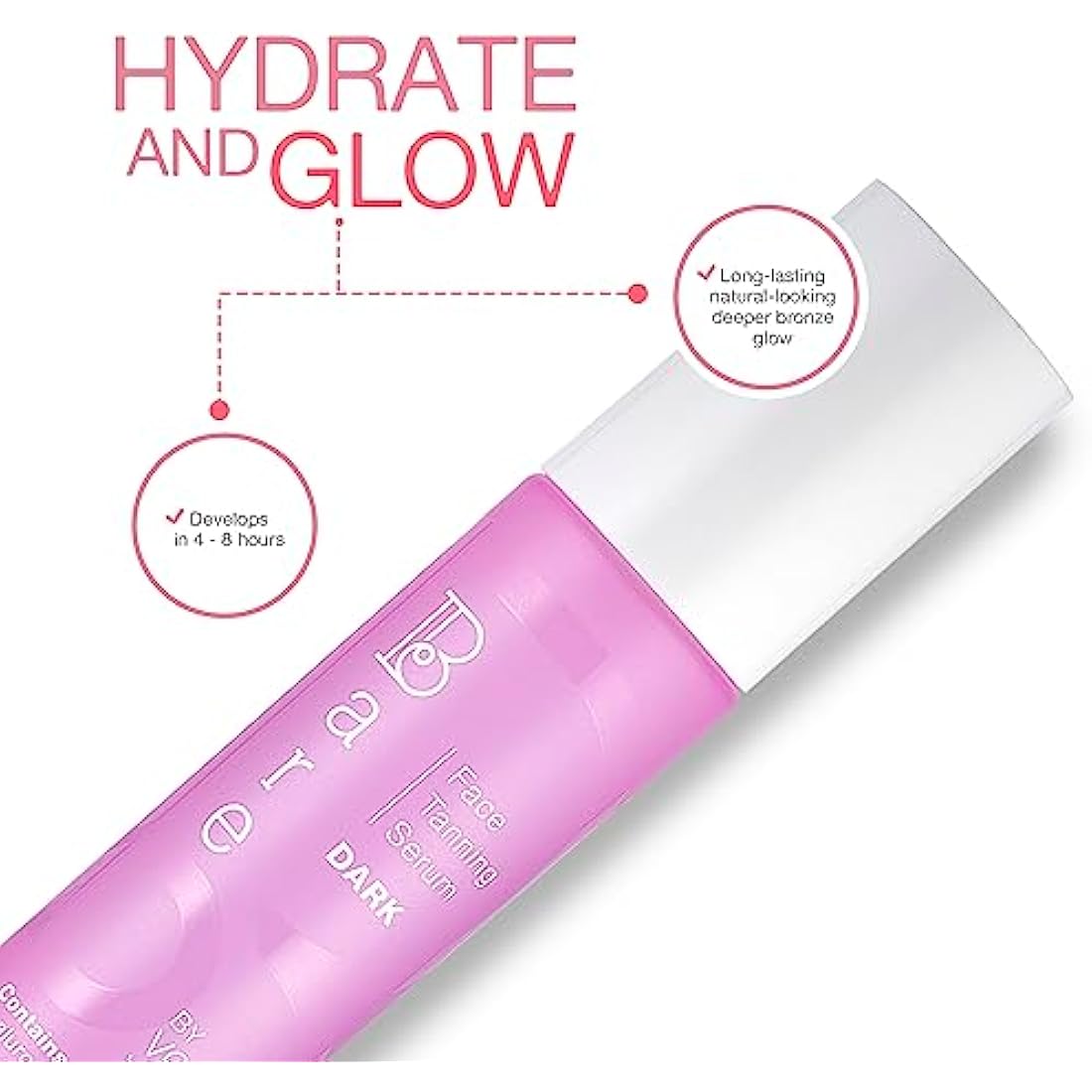 Bare by Vogue Dark Face Tanning Serum – Hydrating Self Tan (30ml)