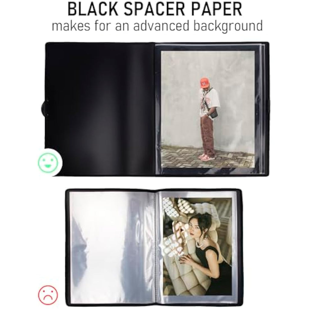 Nicpro 18x24 Art Portfolio Folder – 30 Pockets Artist Storage Book