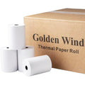 Golden Wind Thermal Receipt Paper – 50 Rolls 57mm x 25.9m for POS & PDQ