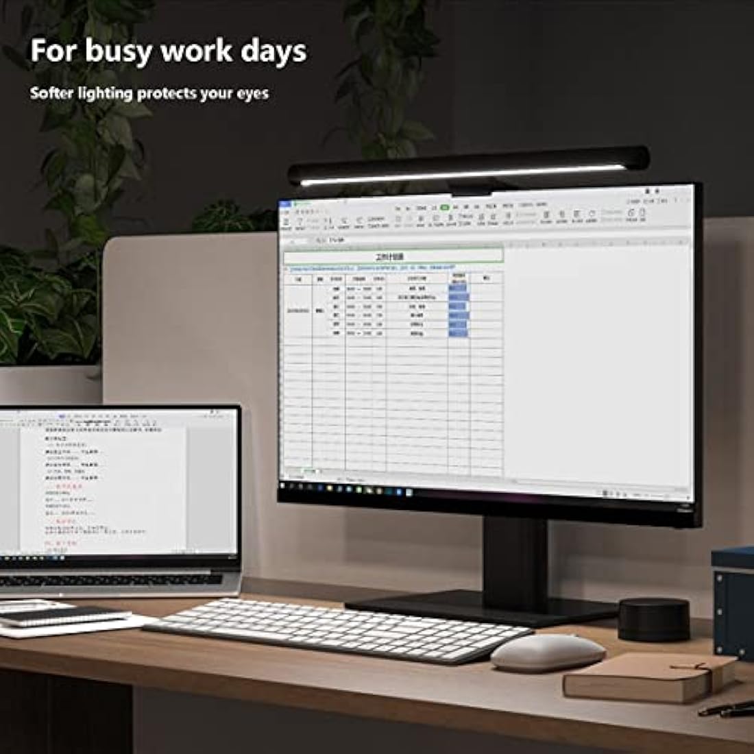 Xiaomi Mi Computer Monitor Light Bar – Adjustable Motion Screen Bar, Black