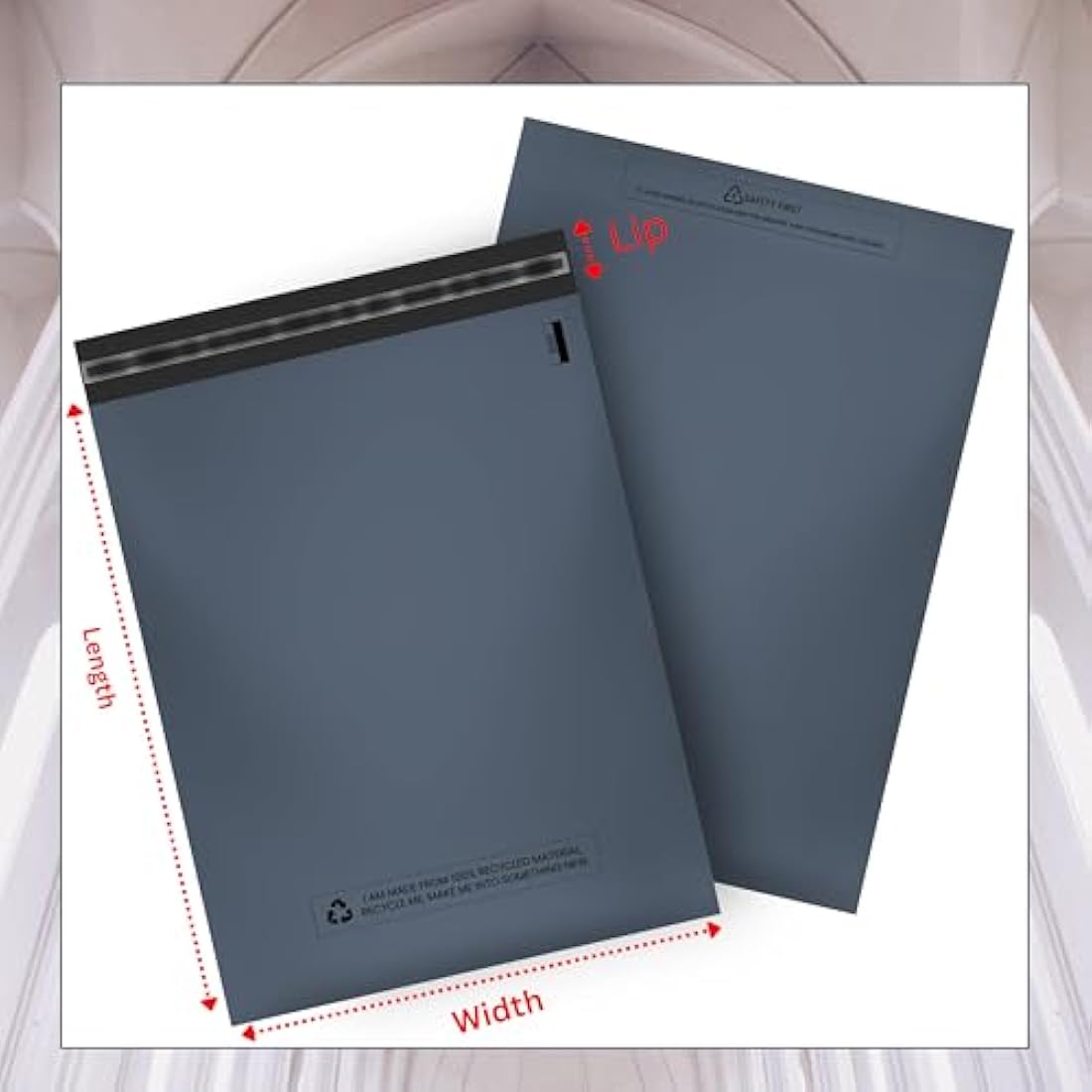 DVIVA 50pcs Poly Mailers – Waterproof Tamper Proof Shipping Bags