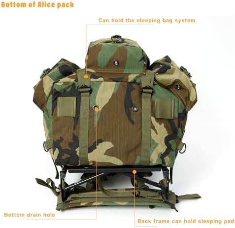 MT Military Alice Pack – Army Survival Combat Tactical Rucksack Backpack