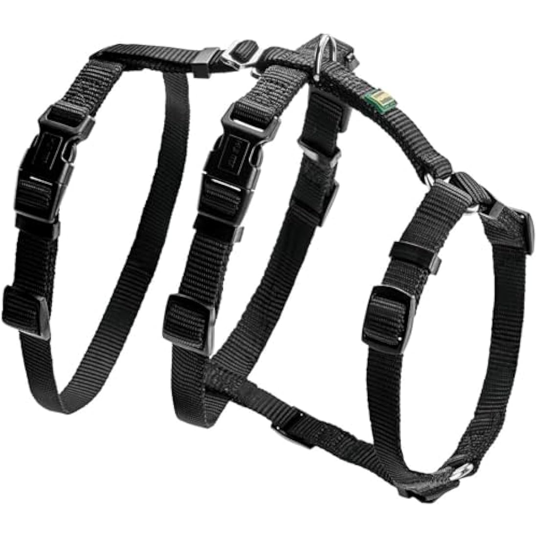 HUNTER Escape-Proof Dog Harness Vario Rapid – Black Nylon, Large