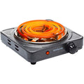 Quick4You Electric Charcoal Burner – 1500W Coal Starter, Grey