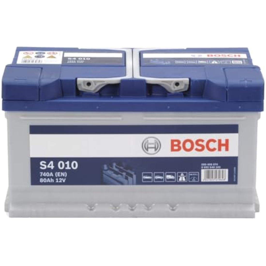 Bosch S4 010 Car Battery | 12V 80Ah 740A Lead-Acid Type 110