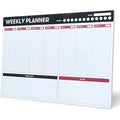 Undated Weekly Planner - A3 Desk Calendar & Tear Off Notepad