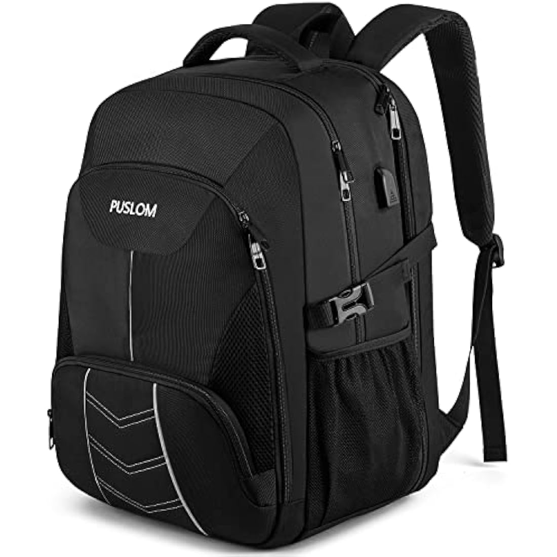 Jolof Store 55L Travel Laptop Backpack – 18.4 Inch TSA Approved Black