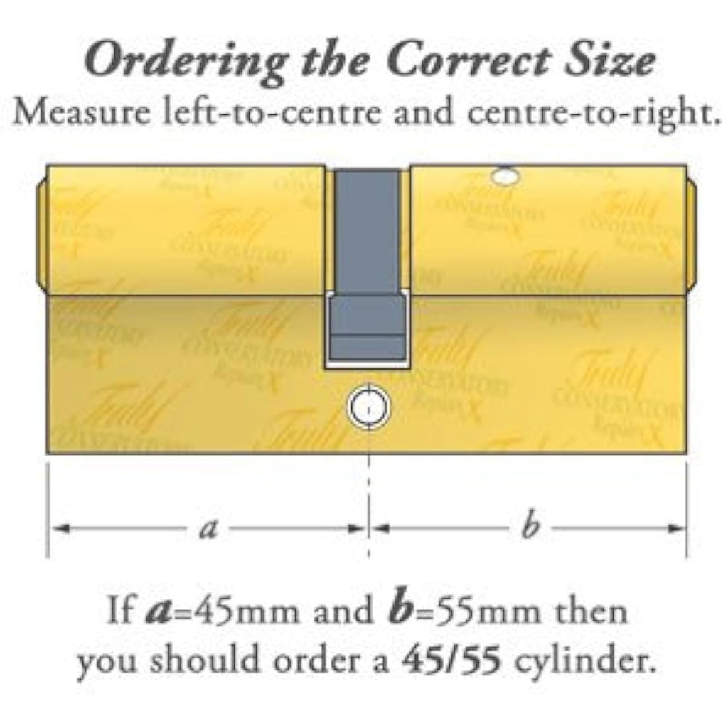 Yale KM Superior 1 Star Euro Cylinder Lock - 30/30 Nickel Finish