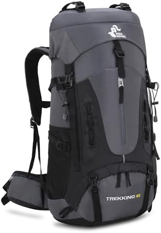60L Hiking Backpack – Waterproof Lightweight Travel Daypack