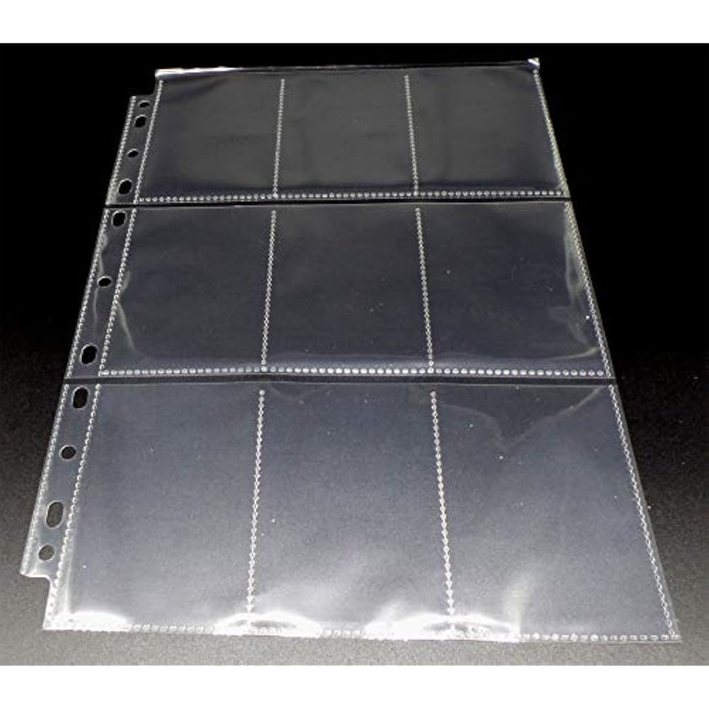 docsmagic.de 200 9-Pocket Pages – 11-Hole Trading Card Album Sheets