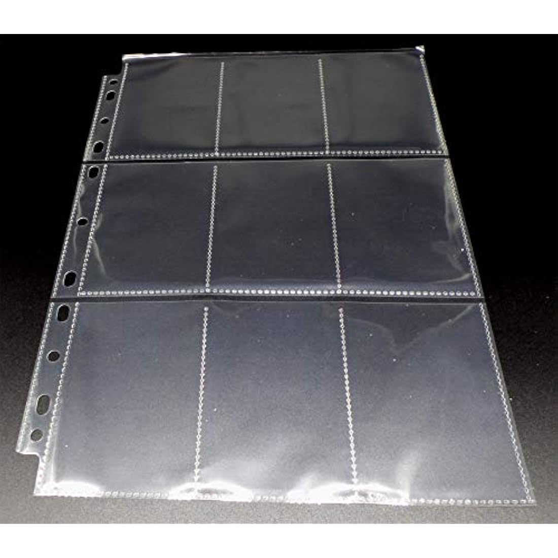 docsmagic.de 200 9-Pocket Pages – 11-Hole Trading Card Album Sheets