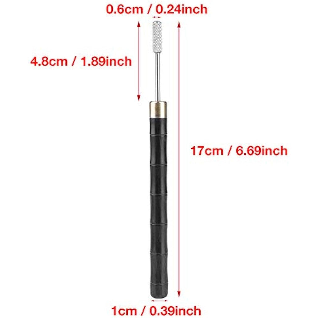 Leather Edge Dye Pen – Sandalwood Handle Oil Roller Tool