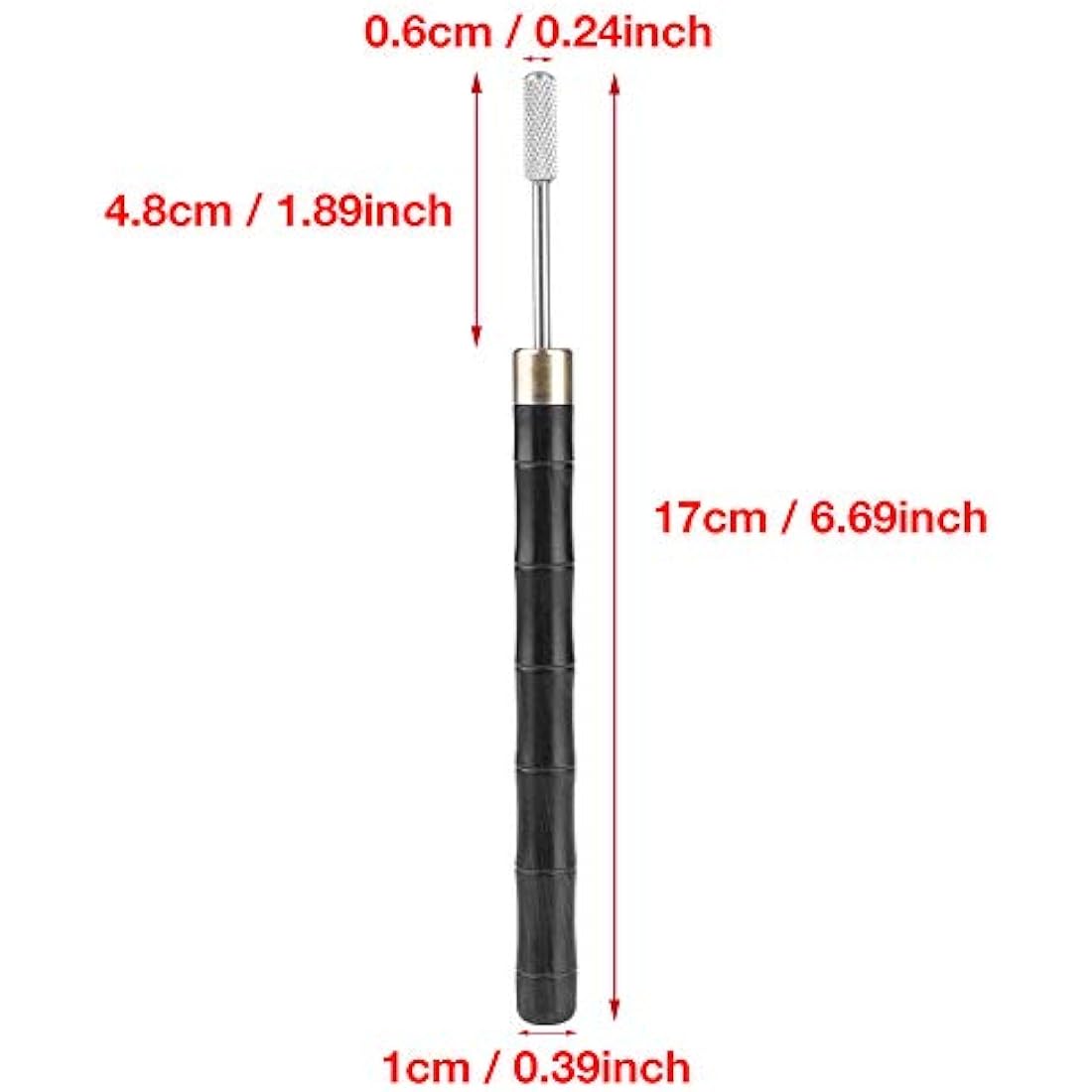 Leather Edge Dye Pen – Sandalwood Handle Oil Roller Tool