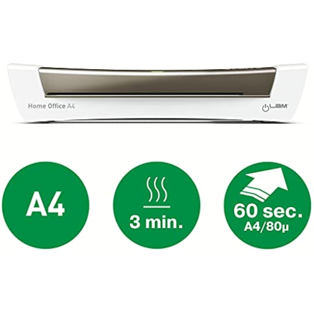 Leitz iLam A4 Laminator | Home Office Document Machine - Dark Grey